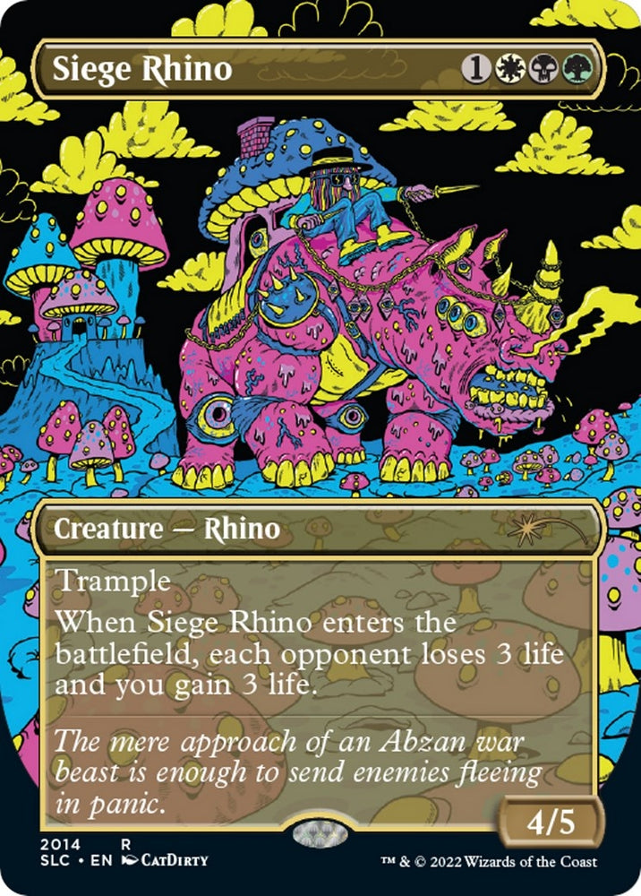 Image for Siege Rhino (2014) [Secret Lair: 30th Anniversary Countdown Kit]