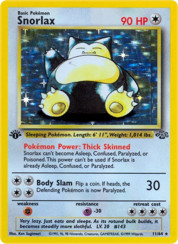 Image for Snorlax (11) (11/64) - Pokemon