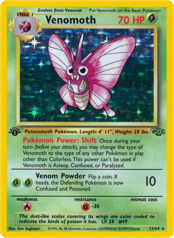 Image for Venomoth (13) (13/64) [Jungle]