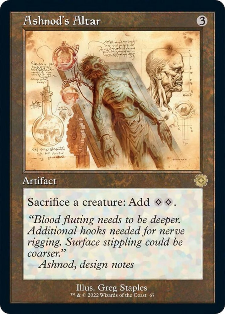 Image for Ashnod's Altar (Schematic) (67) [The Brothers' War: Retro Frame Artifacts]