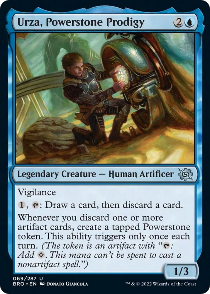 Image for Urza, Powerstone Prodigy (69) [The Brothers' War]
