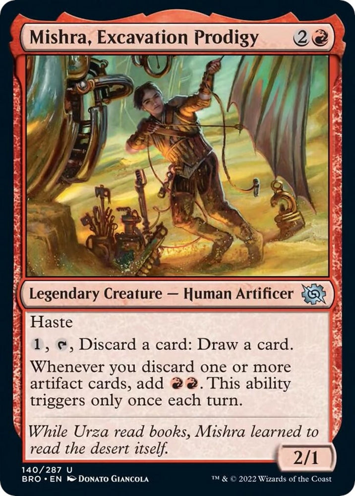 Image for Mishra, Excavation Prodigy (140) [The Brothers' War]