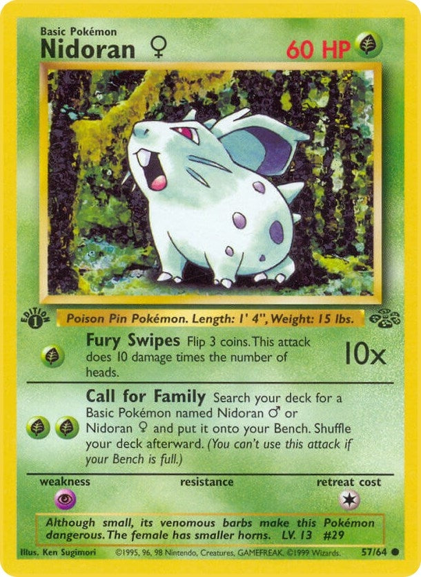 Image for Nidoran F (57/64) [Jungle]