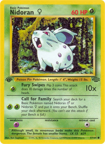 Image for Nidoran F (57/64) [Jungle]