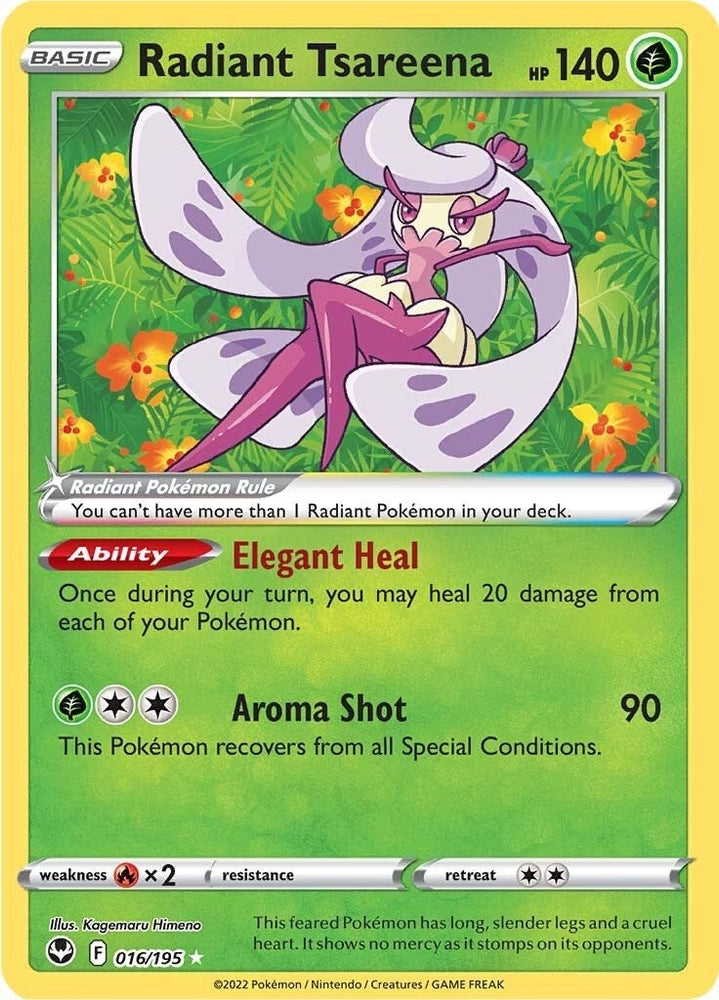 Image for Radiant Tsareena (016/195) [SWSH12: Silver Tempest]