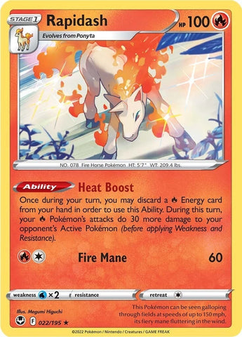 Image for Rapidash (022/195) [SWSH12: Silver Tempest]