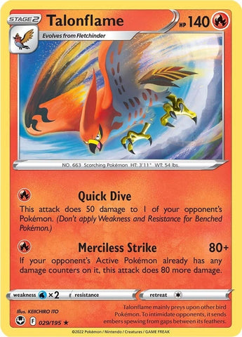 Image for Talonflame (029/195) [SWSH12: Silver Tempest]
