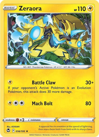 Image for Zeraora (056/195) [SWSH12: Silver Tempest]
