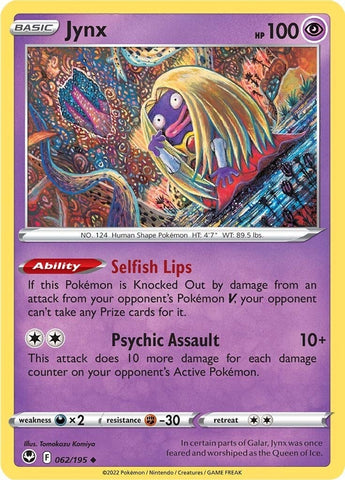 Image for Jynx (062/195) [SWSH12: Silver Tempest]
