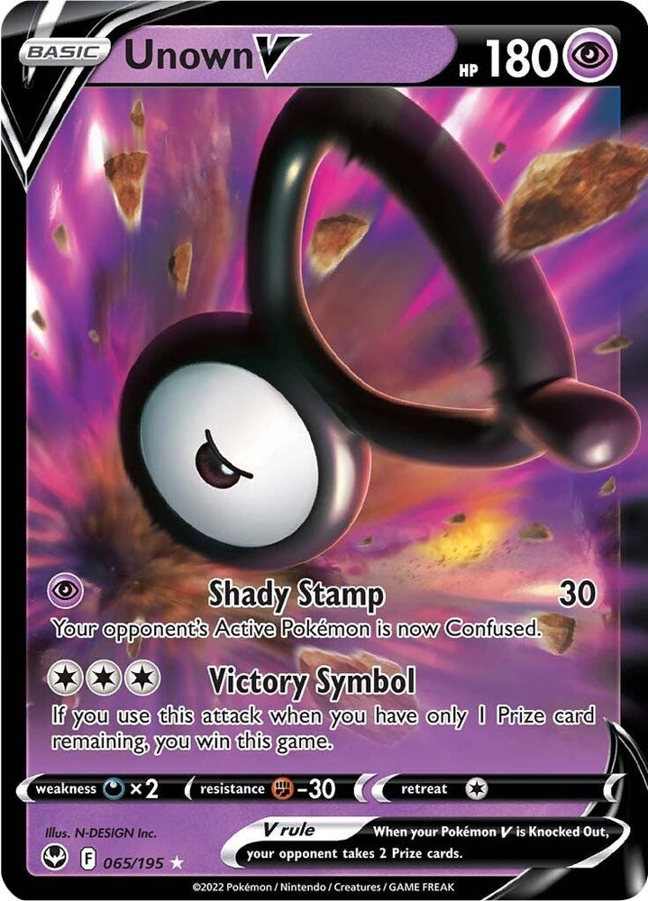 Image for Unown V (065/195) [SWSH12: Silver Tempest]
