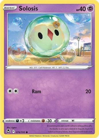 Image for Solosis (076/195) - Pokemon
