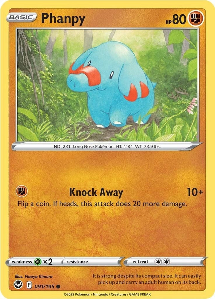 Image for Phanpy (091/195) [SWSH12: Silver Tempest]