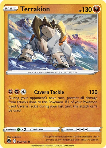 Image for Terrakion (097/195) [SWSH12: Silver Tempest]