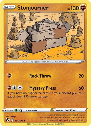 Image for Stonjourner (101/195) - Pokemon