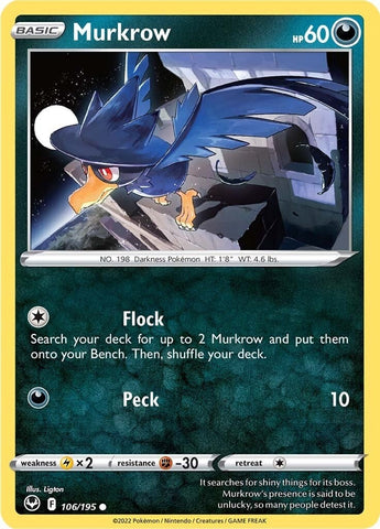 Image for Murkrow (106/195) [SWSH12: Silver Tempest]