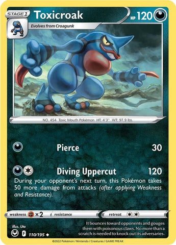 Image for Toxicroak (110/195) - Pokemon