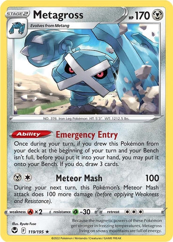 Image for Metagross (119/195) [SWSH12: Silver Tempest]