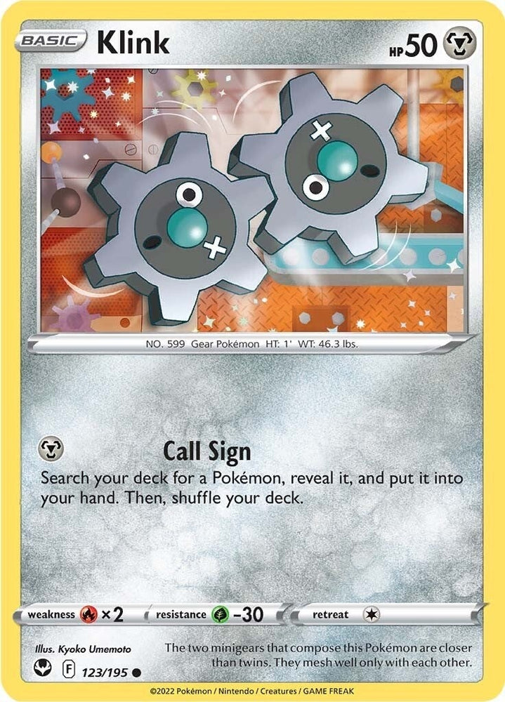 Image for Klink (123/195) [SWSH12: Silver Tempest]