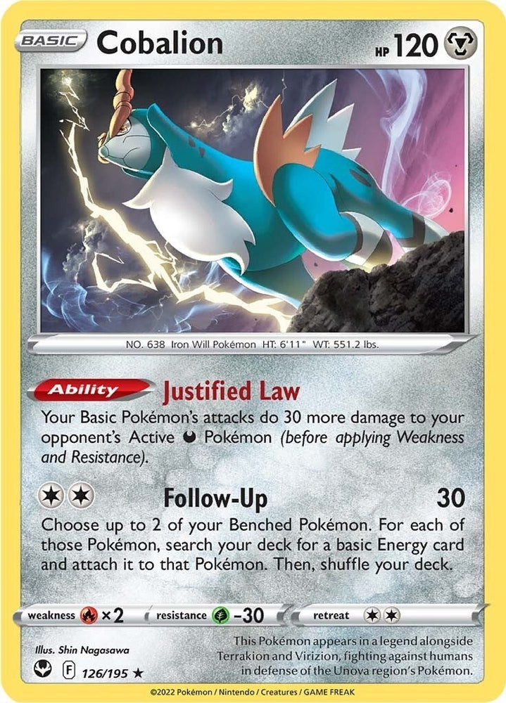 Image for Cobalion (126/195) [SWSH12: Silver Tempest]