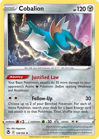 Image for Cobalion (126/195) [SWSH12: Silver Tempest]
