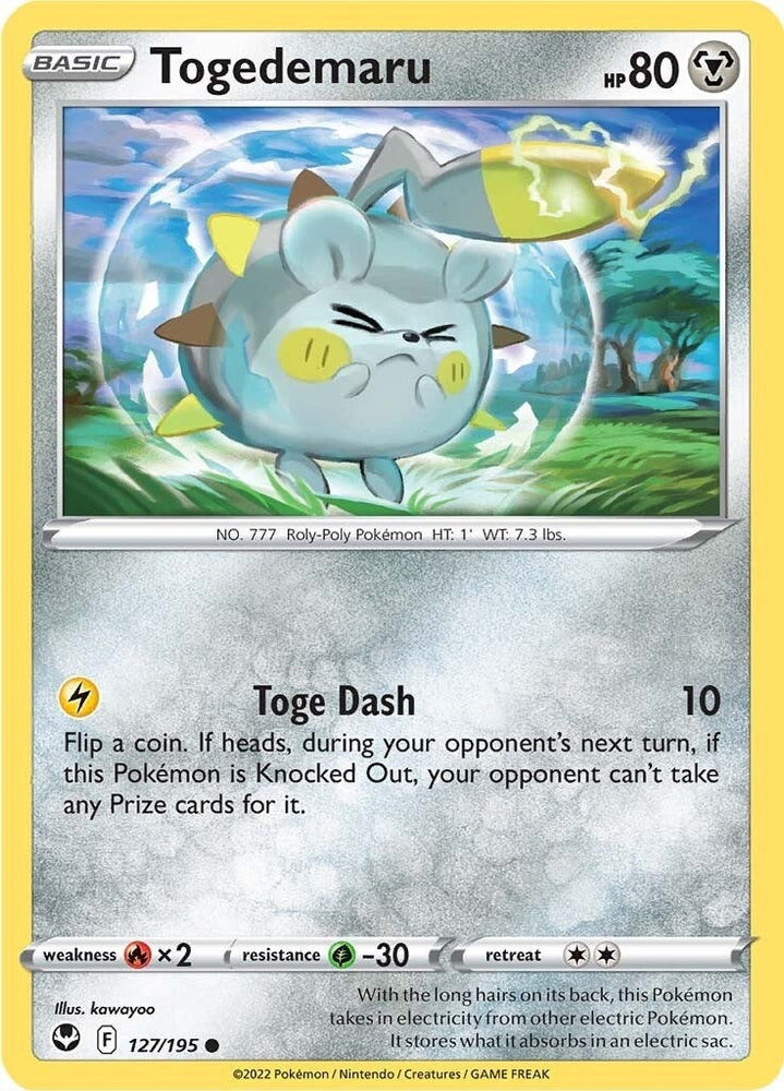 Image for Togedemaru (127/195) [SWSH12: Silver Tempest]