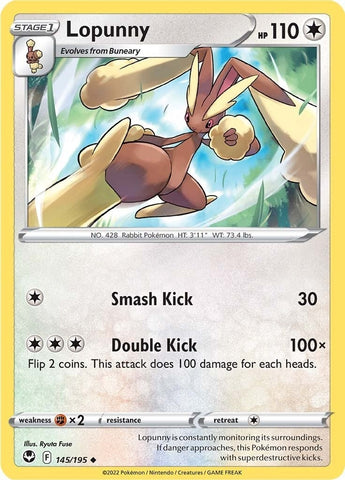 Image for Lopunny (145/195) [SWSH12: Silver Tempest]