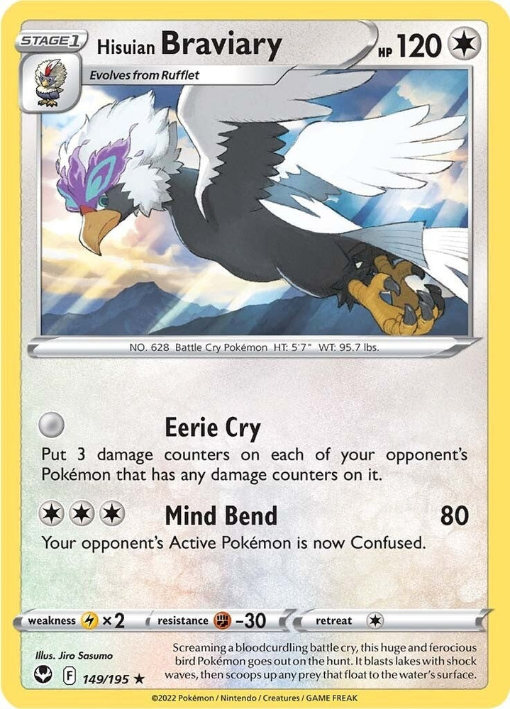 Image for Hisuian Braviary (149/195) [SWSH12: Silver Tempest]