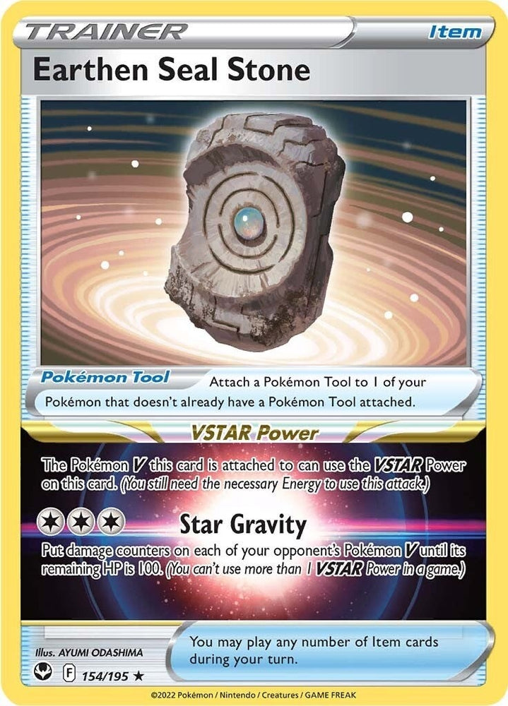 Image for Earthen Seal Stone (154/195) [SWSH12: Silver Tempest]