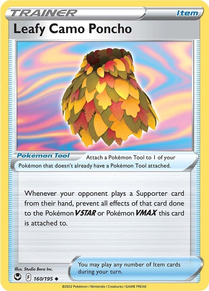 Image for Leafy Camo Poncho (160/195) [SWSH12: Silver Tempest]