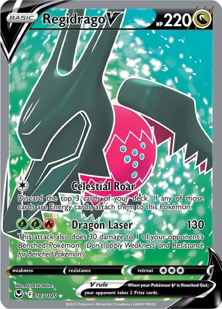 Image for Regidrago V (Full Art) (183/195) [SWSH12: Silver Tempest]
