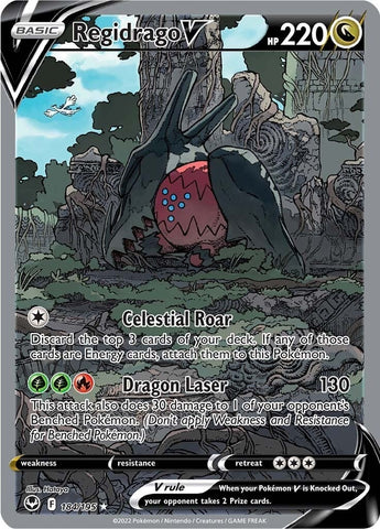 Image for Regidrago V (Alternate Full Art) (184/195) - Pokemon