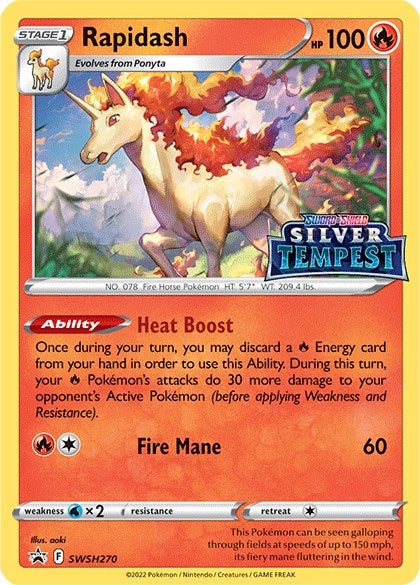 Image for Rapidash - SWSH270 (Prerelease) (SWSH270) [SWSH: Sword & Shield Promo Cards]