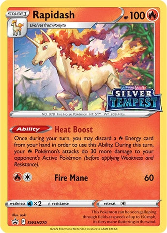 Image for Rapidash - SWSH270 (Prerelease) (SWSH270) - Pokemon