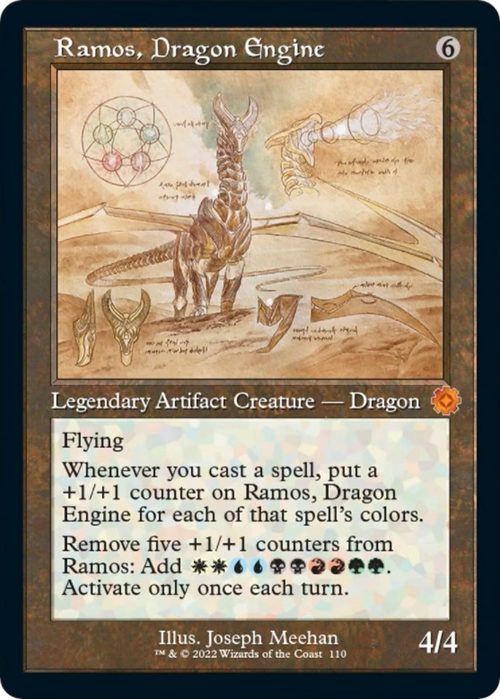 Image for Ramos, Dragon Engine (Schematic) (110) [The Brothers' War: Retro Frame Artifacts]