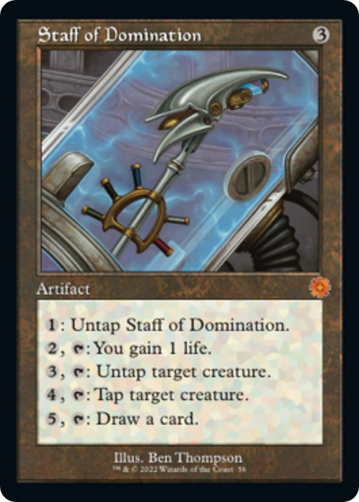 Image for Staff of Domination (56) [The Brothers' War: Retro Frame Artifacts]