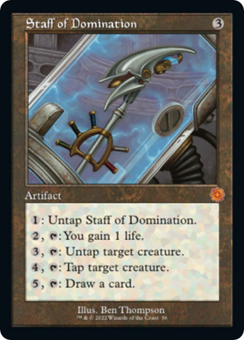 Image for Staff of Domination (56) [The Brothers' War: Retro Frame Artifacts]