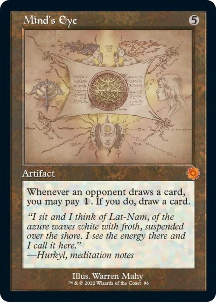 Image for Mind's Eye (Schematic) (96) [The Brothers' War: Retro Frame Artifacts]