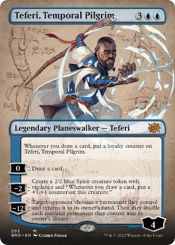 Image for Teferi, Temporal Pilgrim (Borderless) (293) [The Brothers' War]