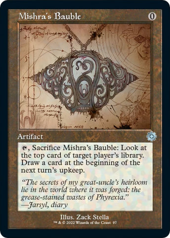 Image for Mishra's Bauble (Schematic) (97) [The Brothers' War: Retro Frame Artifacts]
