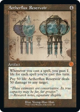 Image for Aetherflux Reservoir (Schematic) (65) [The Brothers' War: Retro Frame Artifacts]