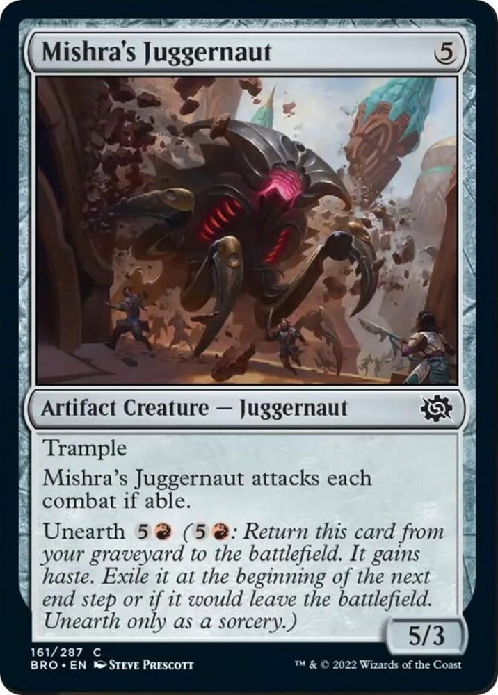 Image for Mishra's Juggernaut (161) [The Brothers' War]
