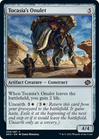 Image for Tocasia's Onulet (39) [The Brothers' War]