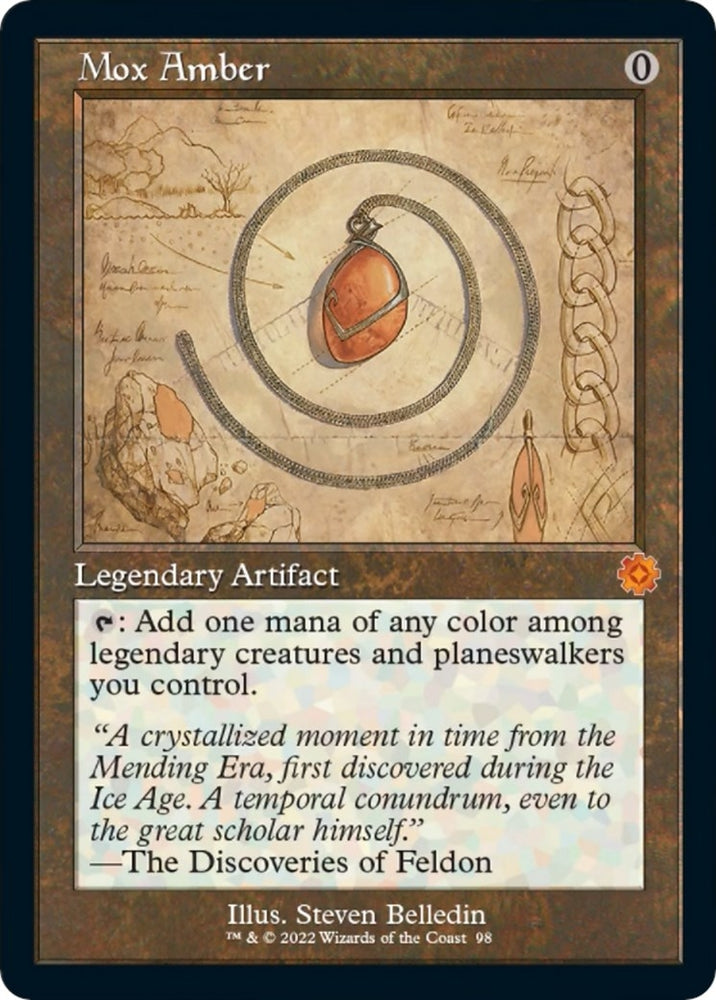 Image for Mox Amber (Schematic) (98) [The Brothers' War: Retro Frame Artifacts]