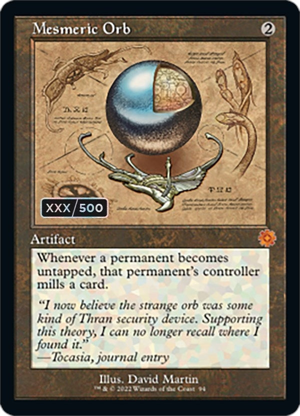 Image for Mesmeric Orb (Schematic) (Serial Numbered) (94) [The Brothers' War: Retro Frame Artifacts]