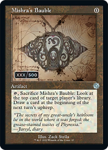 Image for Mishra's Bauble (Schematic) (Serial Numbered) (97) [The Brothers' War: Retro Frame Artifacts]