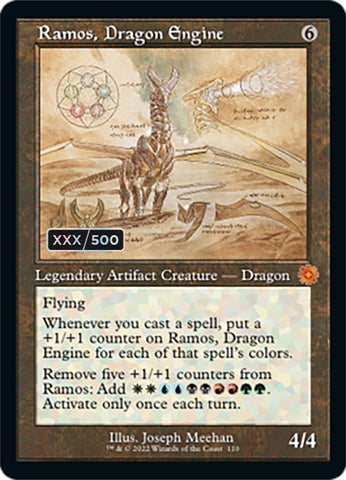 Image for Ramos, Dragon Engine (Schematic) (Serial Numbered) (110) [The Brothers' War: Retro Frame Artifacts]