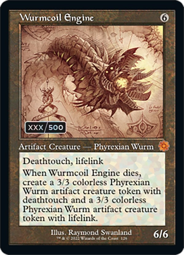 Image for Wurmcoil Engine (Schematic) (Serial Numbered) (126) [The Brothers' War: Retro Frame Artifacts]
