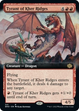 Image for Tyrant of Kher Ridges (Extended Art) (341) [The Brothers' War]
