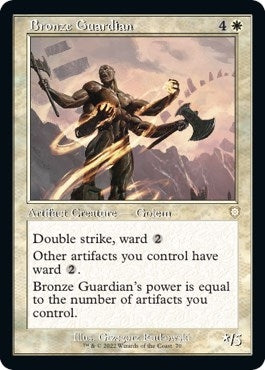 Image for Bronze Guardian (Retro Frame) (70) [Commander: The Brothers' War]