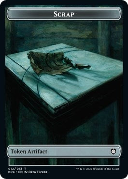 Image for Scrap // Powerstone Double-Sided Token (12 // 7) [Commander: The Brothers' War]